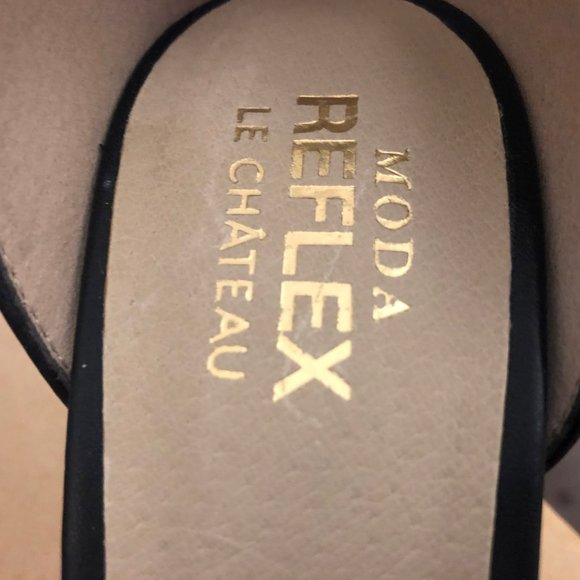 Leather Brand New Le Chateau  leather heels - Picture 6 of 9